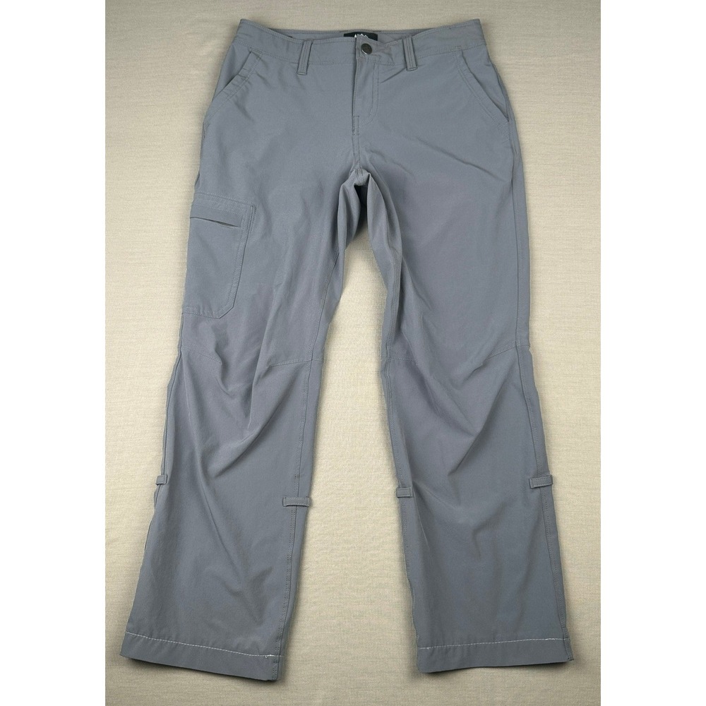 REI Co-op Savanna Trails Hiking Pants Gray Women 2 Petite Hemmed 25.5 Inseam